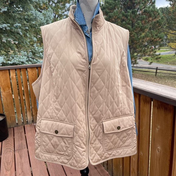 Talbots Jackets & Blazers - ❗️SALE❗️Talbot’s quilted vest. Perfect for spring/summer layering.